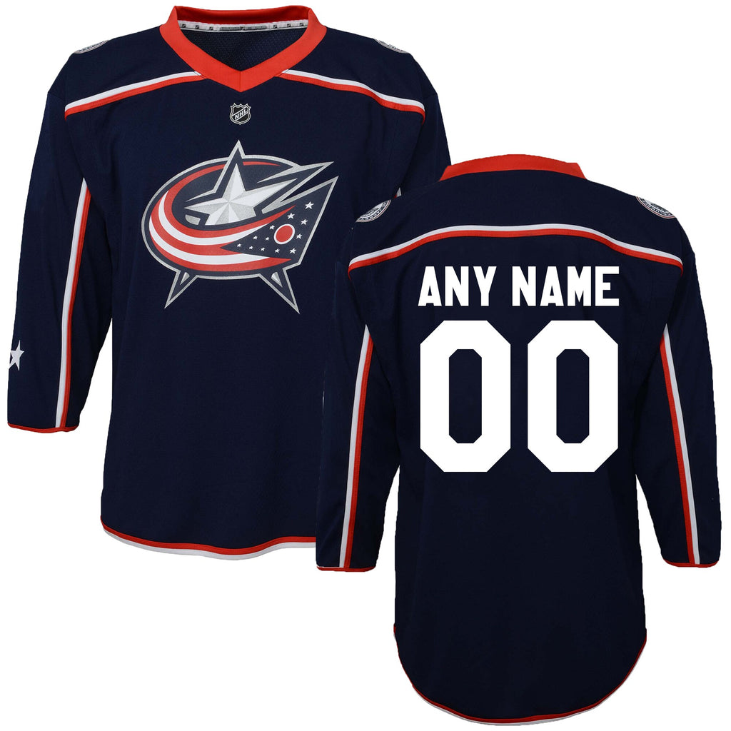 columbus blue jackets preschool home replica custom jersey navy 2748 ehrbt_6193c74c 4c6e 40cc ad58 110b6538e154