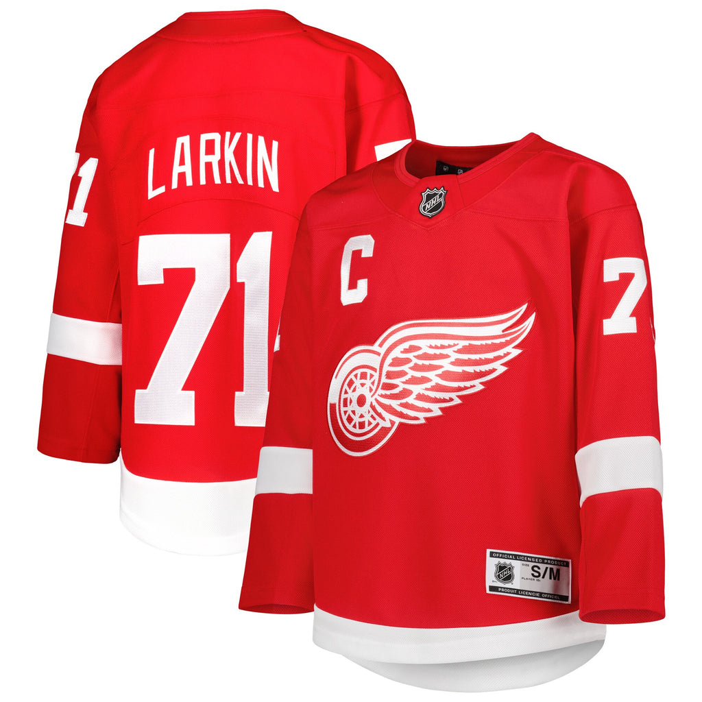 dylan larkin detroit red wings youth home premier player jersey red 2147 ytark