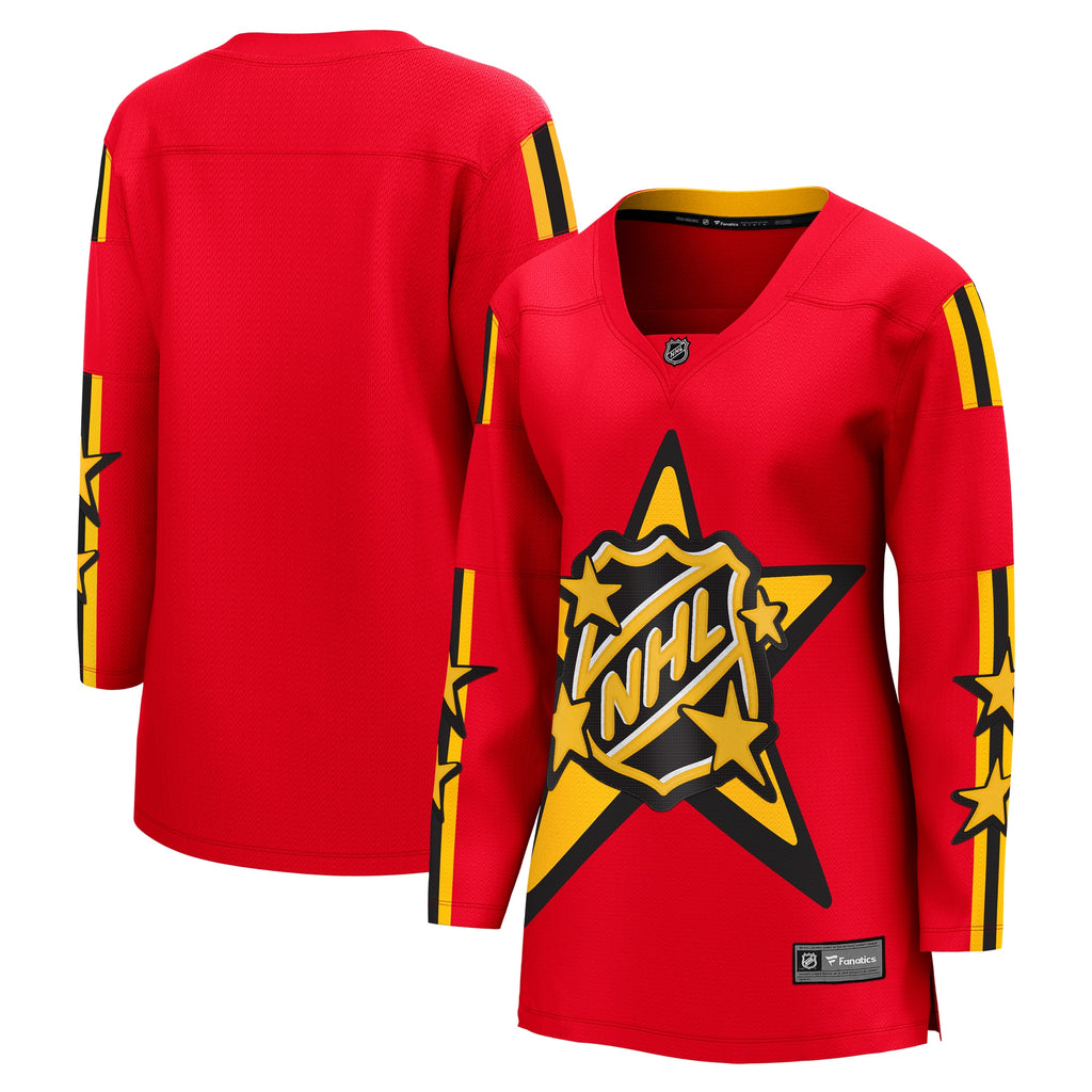 fanatics womens 2024 nhl all star game breakaway jersey red 4660 ywzqd