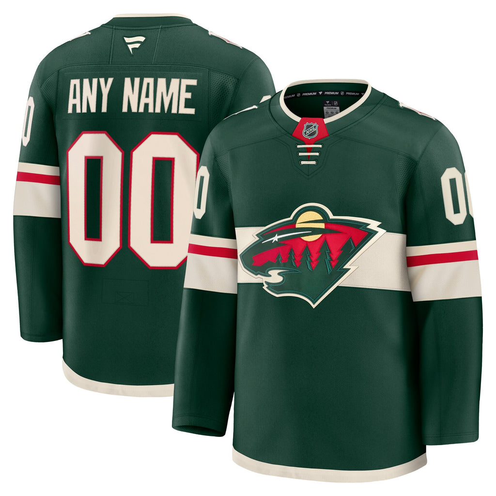 minnesota wild fanatics home premium custom jersey green 5191 7ap3o_56b43d21 78e1 4c40 9f8d bb2a7f655a2d
