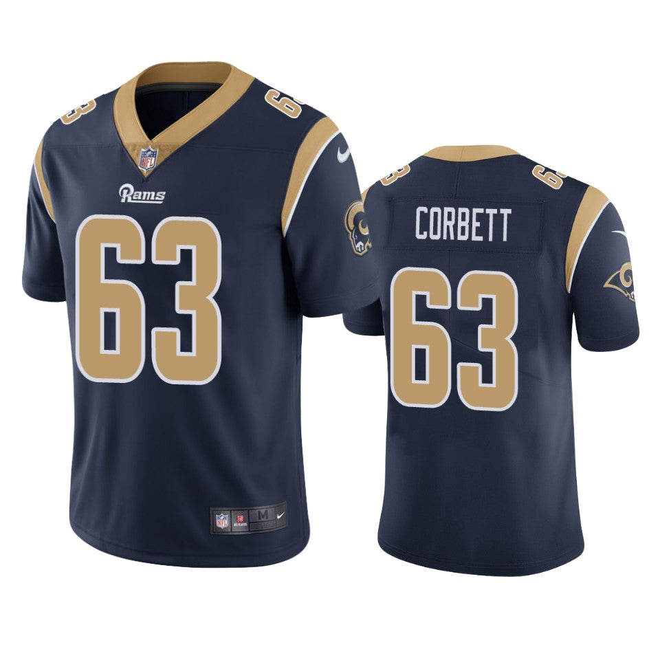 austin corbett los angeles rams navy vapor limited jersey 6498 7qotd