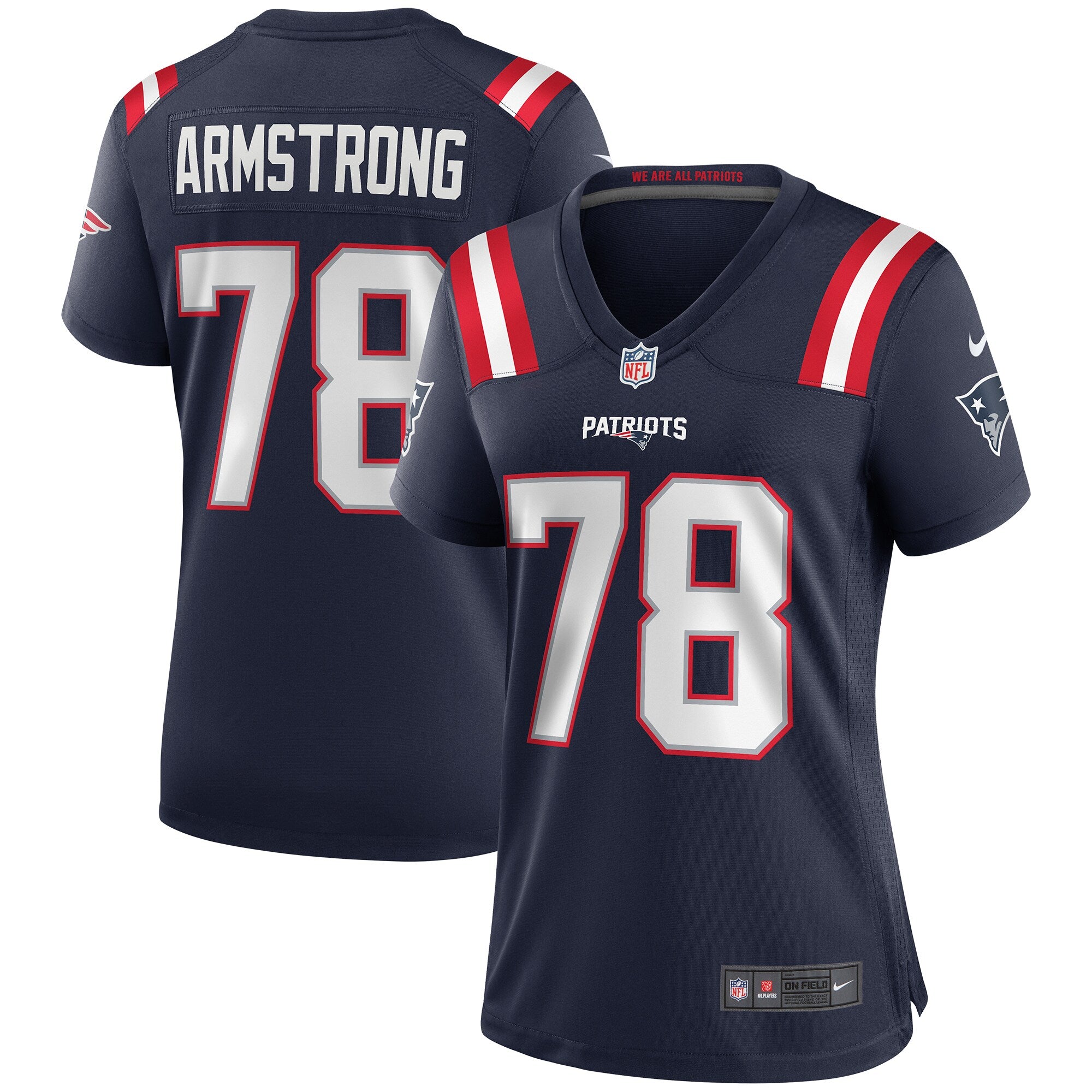 bruce armstrong new england patriots nike womens game retired player jersey navy 3071 u1kkh_e523c4a0 5fe0 47ea 9021 2c6538a3b1f4