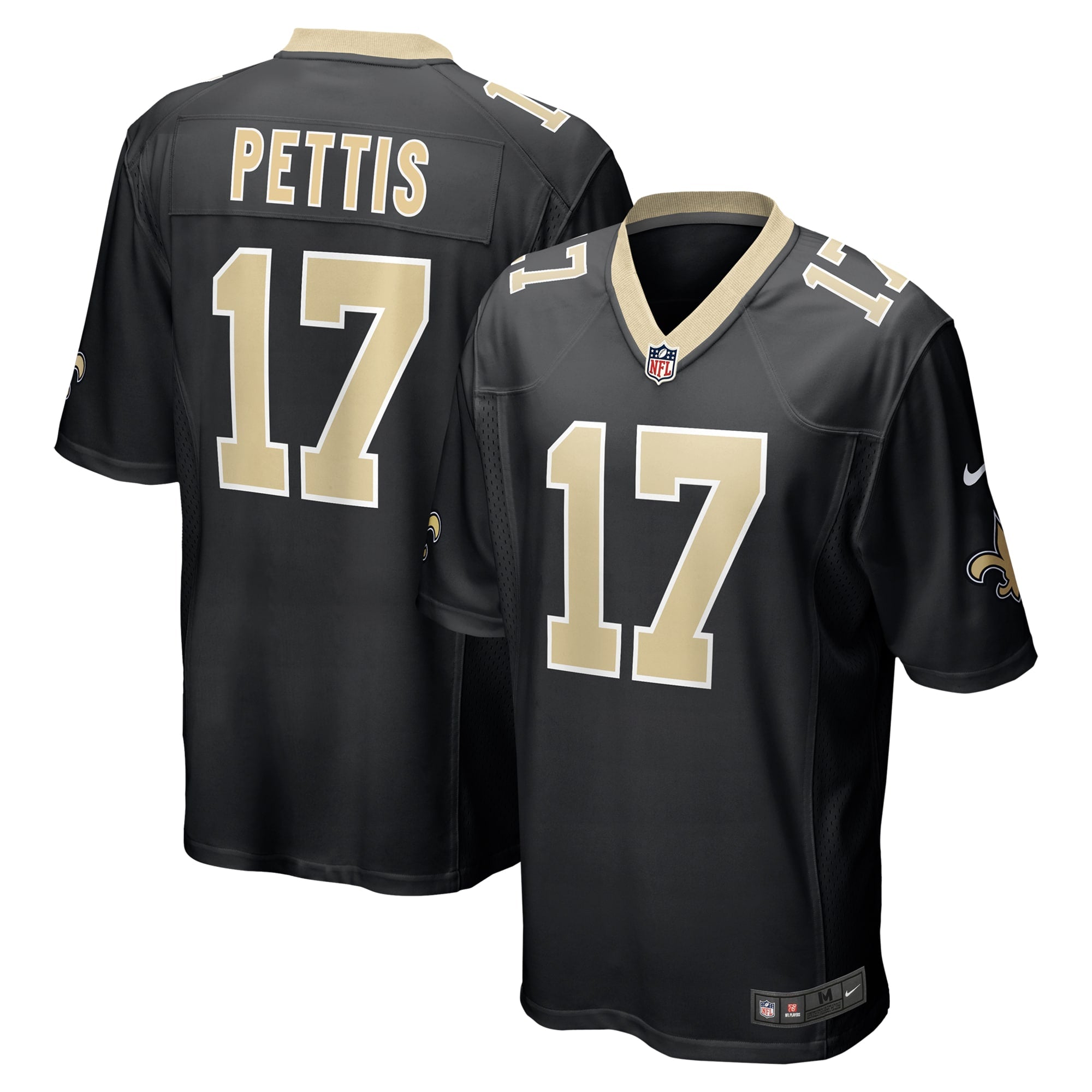 dante pettis new orleans saints nike game jersey black 6086 mrq7n_debcafe1 6e51 43ca 9904 c643967b076d