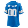 detroit lions nike custom game jersey blue 2372 0z4pv
