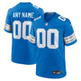 detroit lions nike custom game jersey blue 5585 njwvr