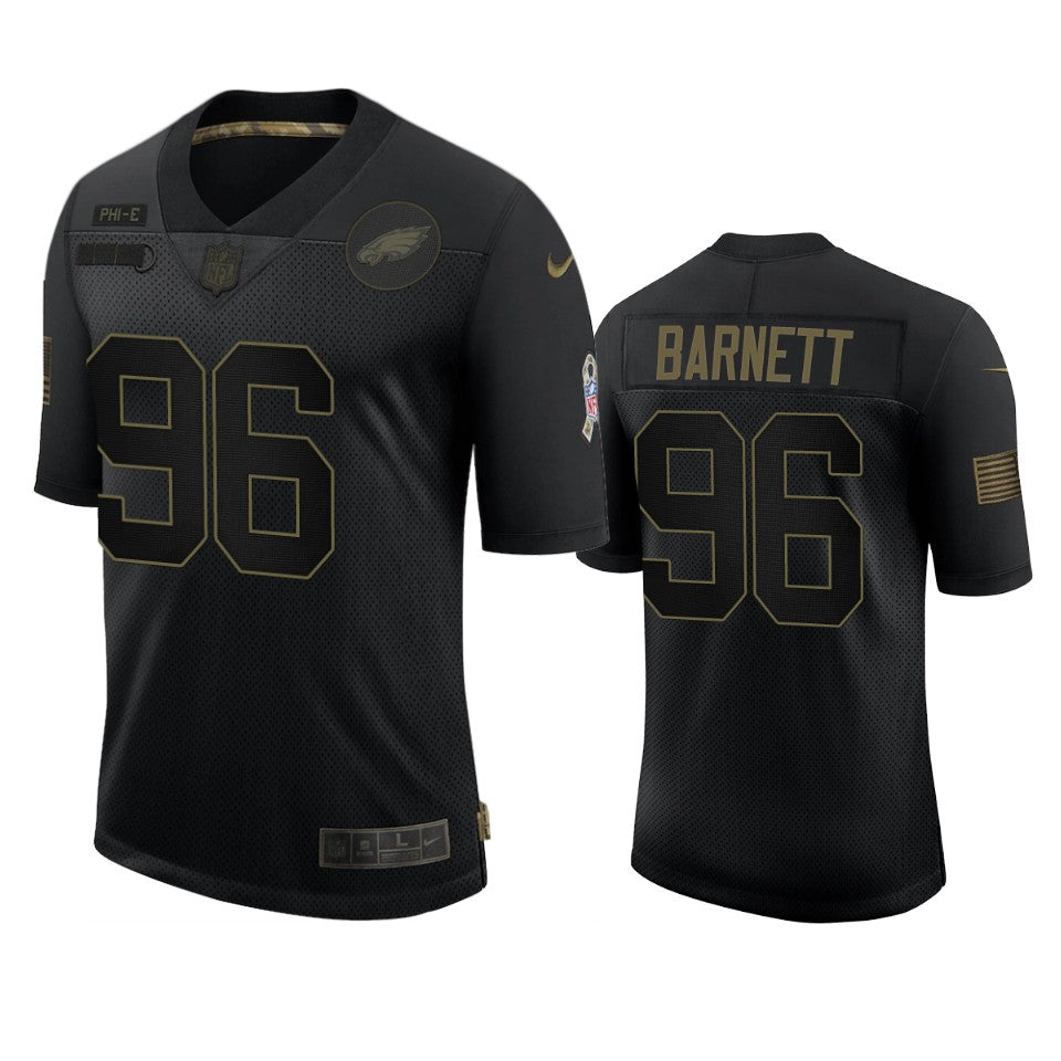 eagles derek barnett limited jersey black 2020 salute to service 8748 ehtqo