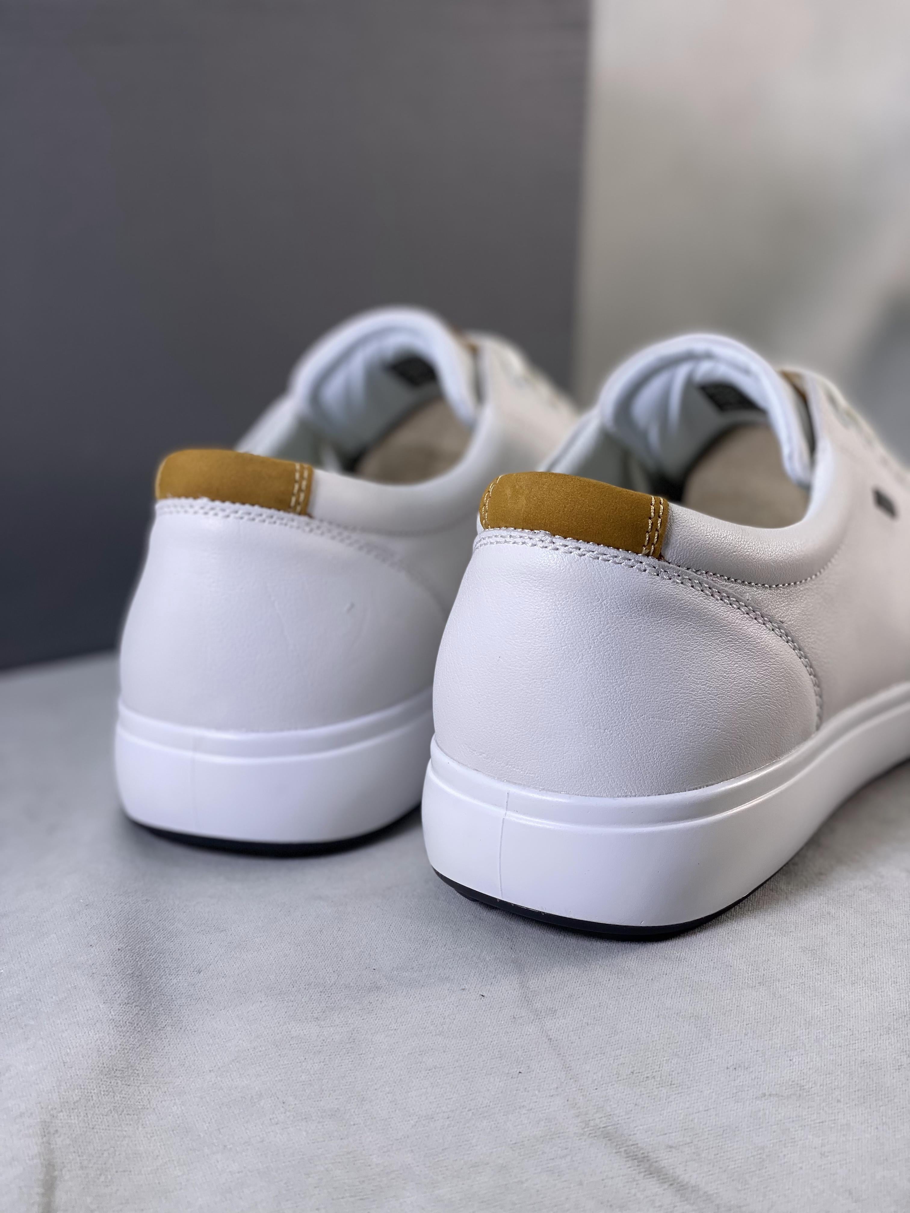 ecco comfortable casual fashion sneakers white item no