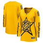 fanatics womens 2024 nhl all star game breakaway jersey yellow 8496 txwht