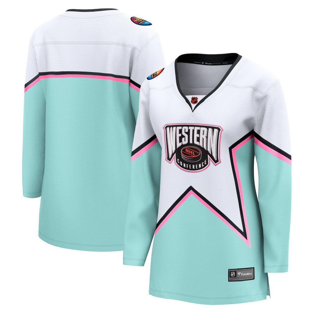 fanatics womens nhl all star game western conference breakaway jersey white 6066 p9m9r