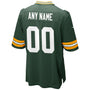 green bay packers nike custom game jersey green 5583 xlxlr