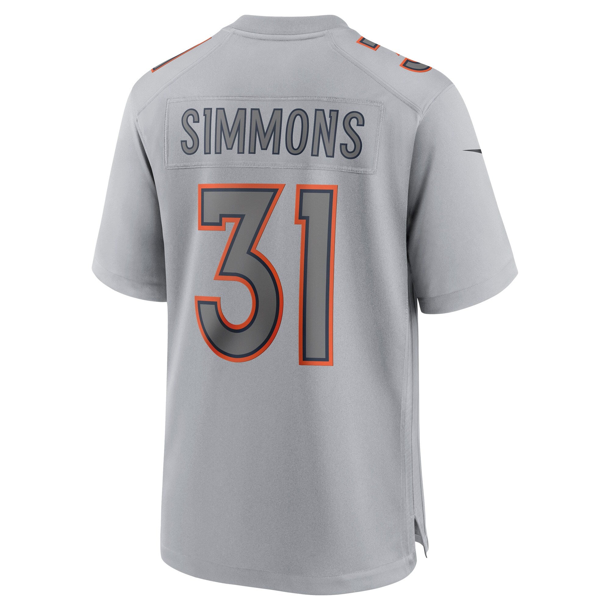 justin simmons denver broncos nike atmosphere fashion game jersey gray 8176 8spsc