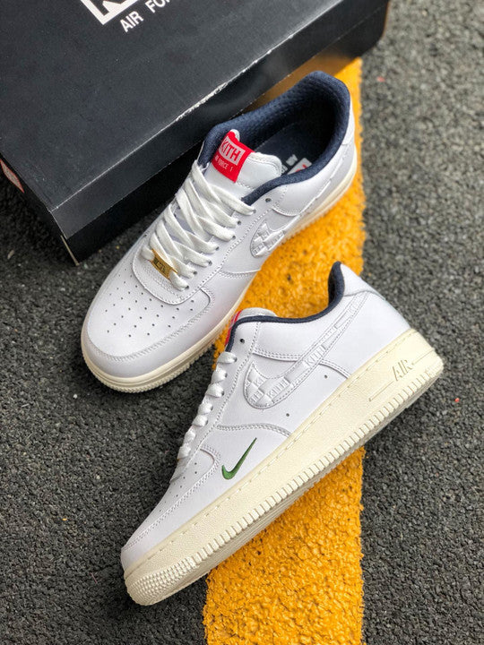 kith x nike air force 1 low whiteuniversity red metallic gold 4643 suwx2