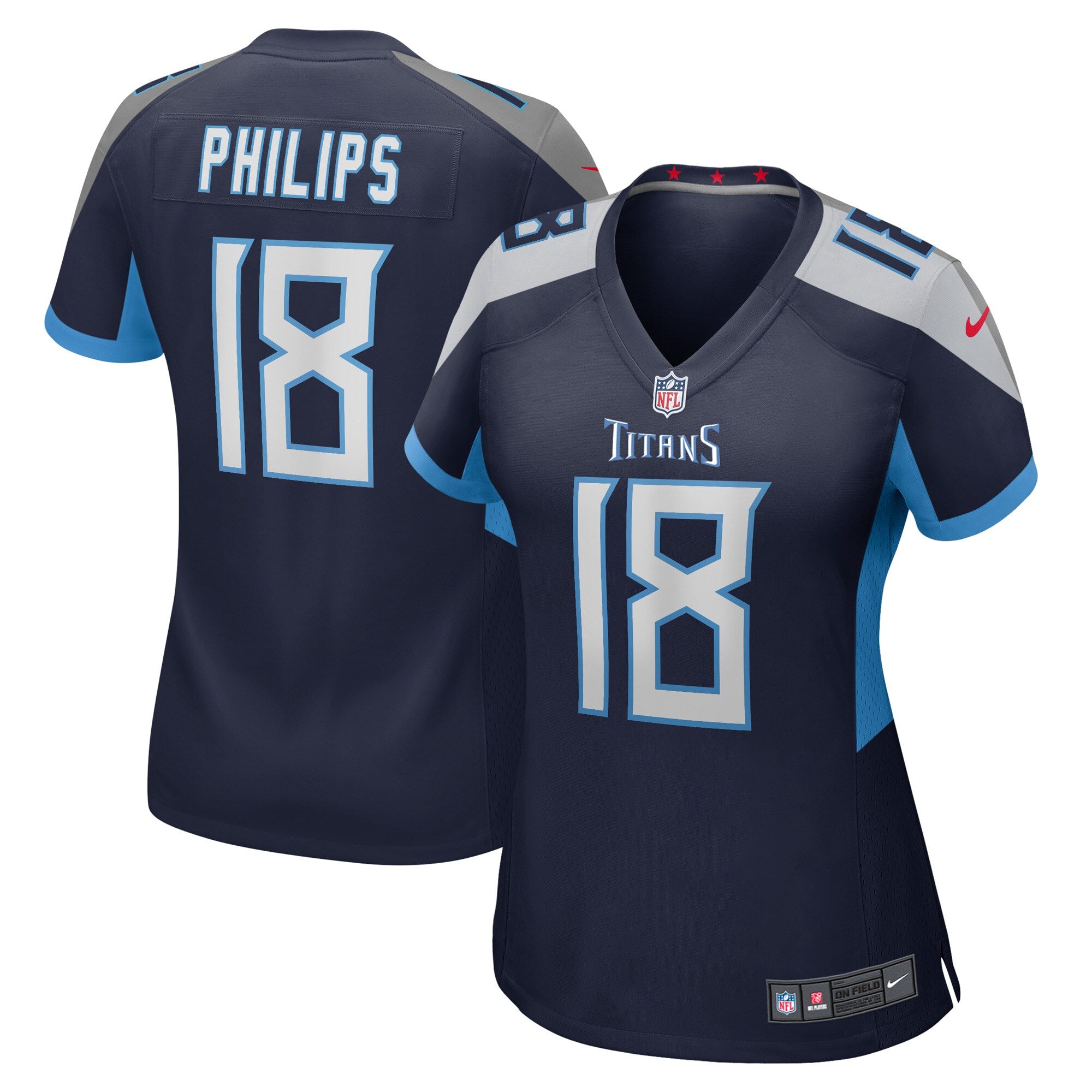 kyle philips tennessee titans nike womens game player jersey navy 7119 79tqc