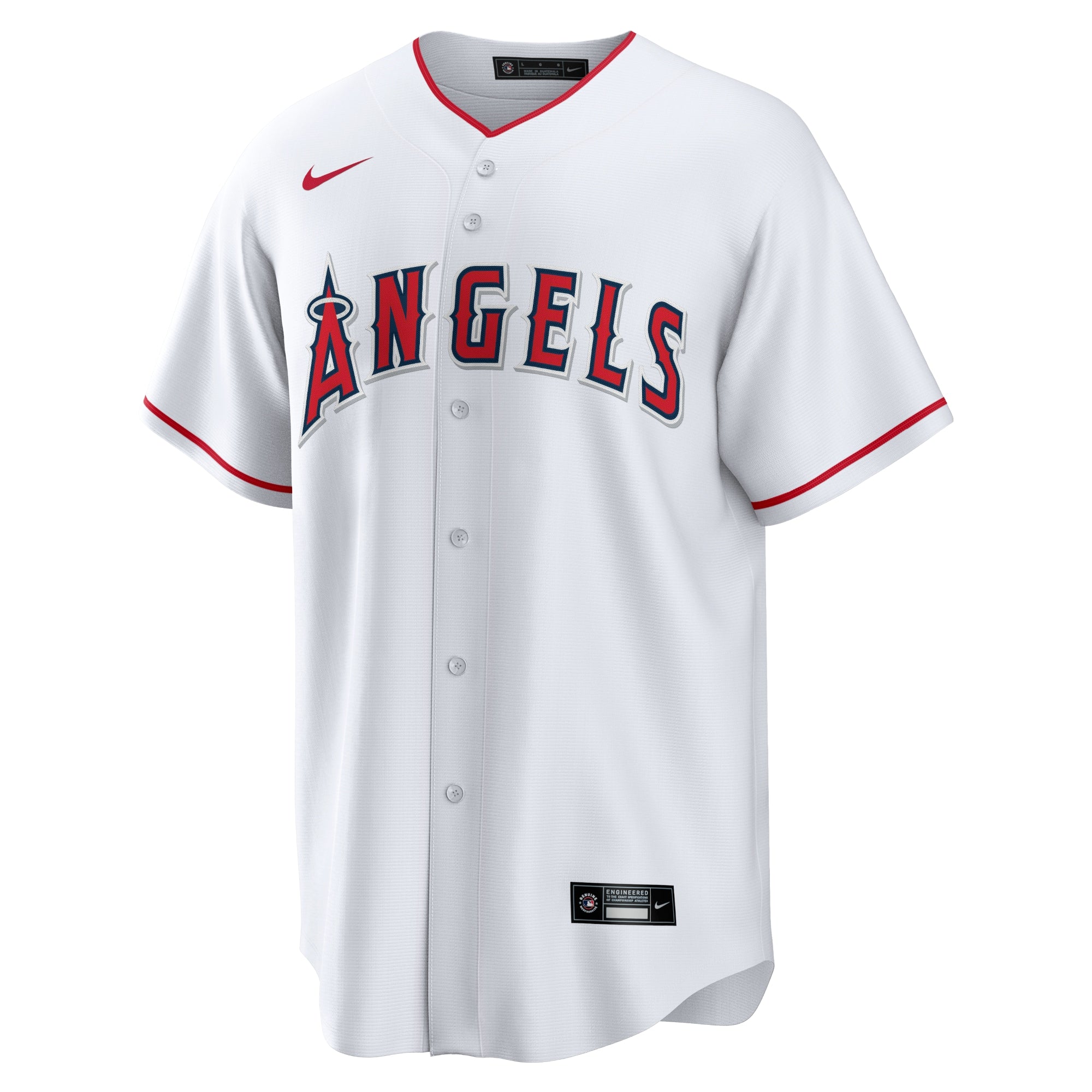 mike trout los angeles angels nike home replica player name jersey white 3507 ousrj