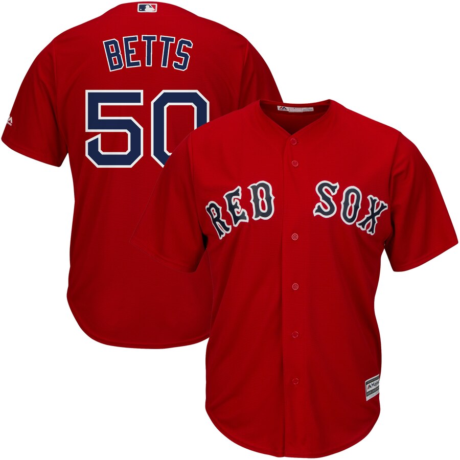 mookie betts boston red sox majestic cool base player jersey scarlet 5145 zmmp8