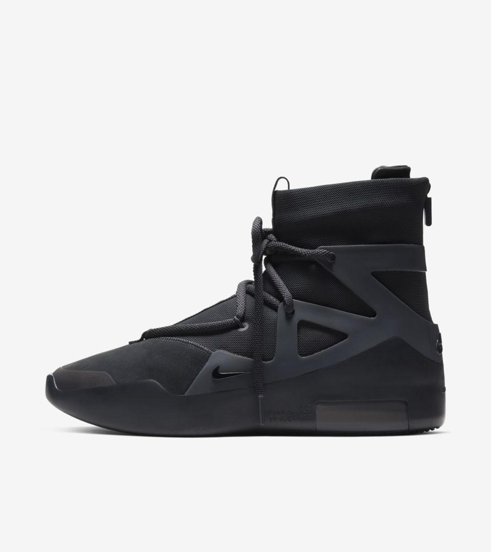 nike air fear of god 1 triple black bozulo 9117 vqlsd