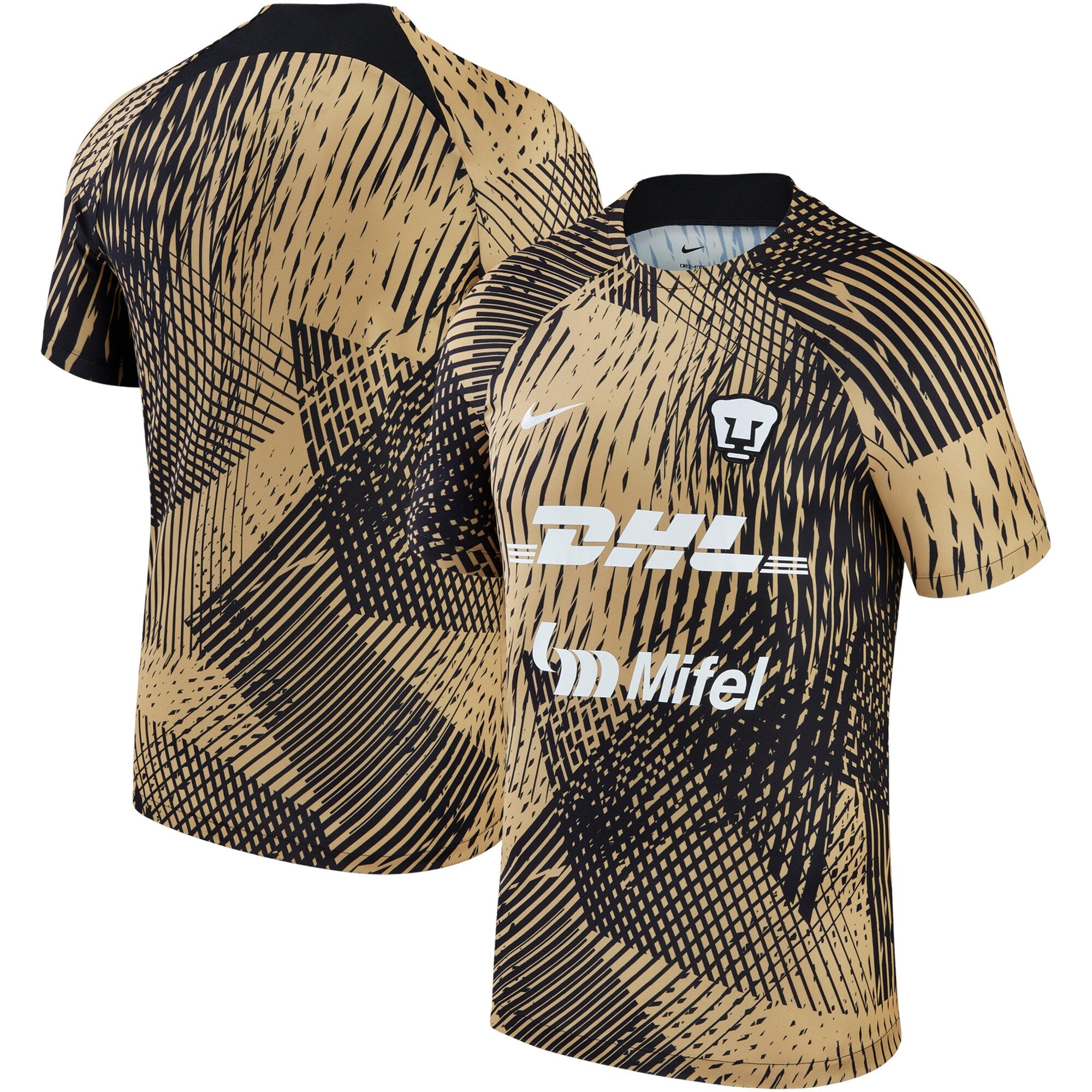 pumas nike 202324 pre match top black 1190 kpcts