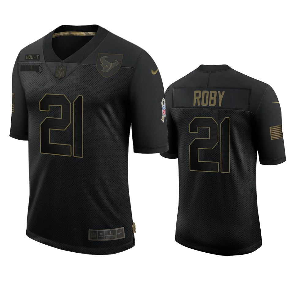 texans bradley roby limited jersey black 2020 salute to service 4017 qwi0k