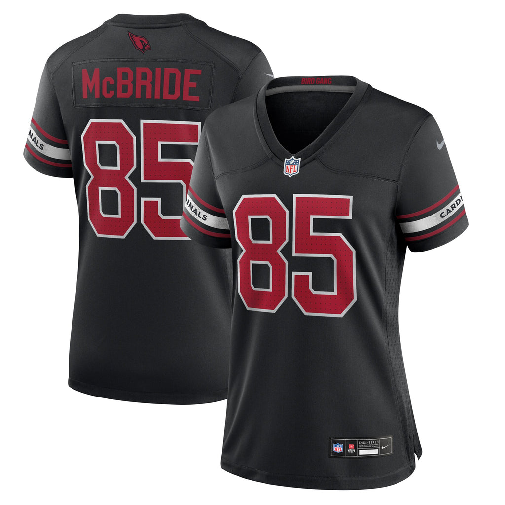 trey mcbride arizona cardinals nike womens alternate game jersey black 4908 ik6lg