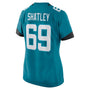 tyler shatley jacksonville jaguars nike womens game jersey teal 4545 doqpc
