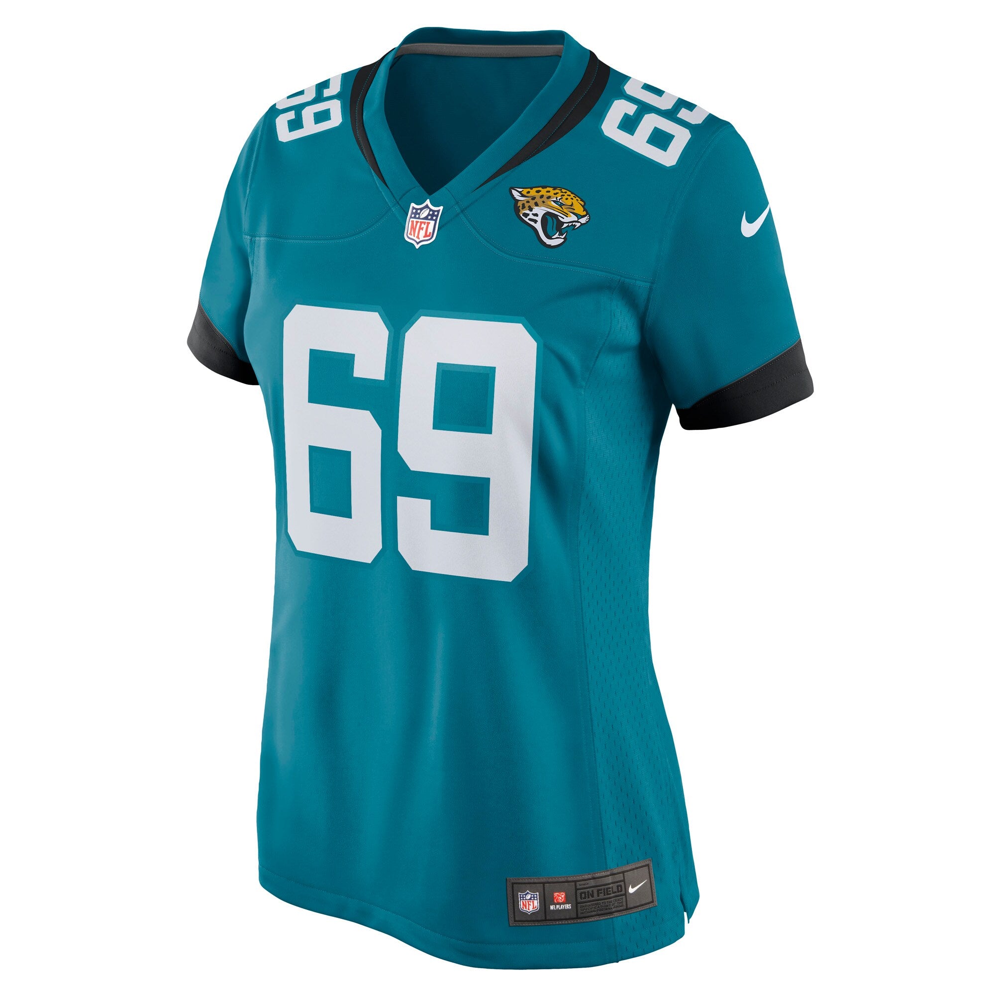 tyler shatley jacksonville jaguars nike womens game jersey teal 6926 dpspt